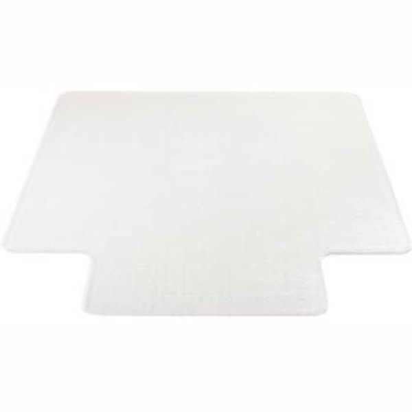 Sp Richards Lorell® Office Chair Mat for Carpet - 53"L x 45"W, 0.13" Thick with 12" x 25" Lip - Beveled LLR25756